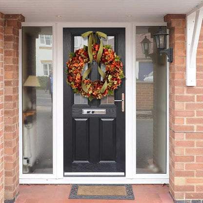 🍁Fall hydrangea wreath - Rustic home decor