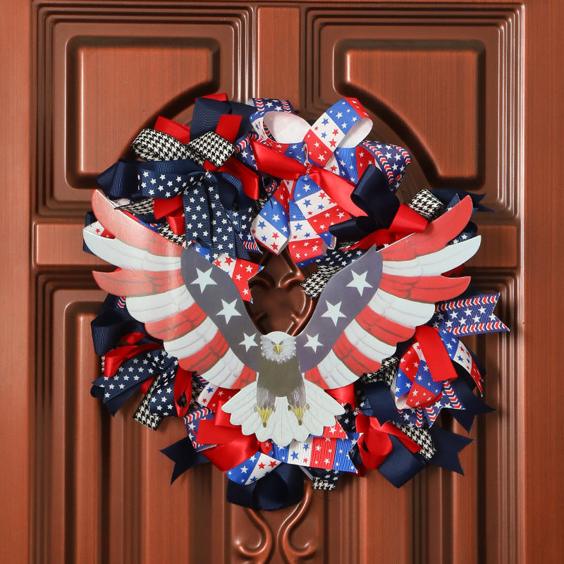 Eagle wreath home front decoration