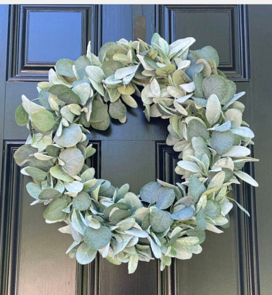 Eucalyptus and Lambs Ear Year Round Wreath