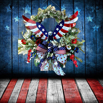 Eagle Wreath for front Door American Eagle Wreath, Summer Patriotic Wreath