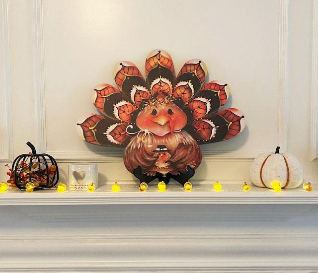 Turkey Wreath Door Hanger 🍂Thanksgiving  Decor