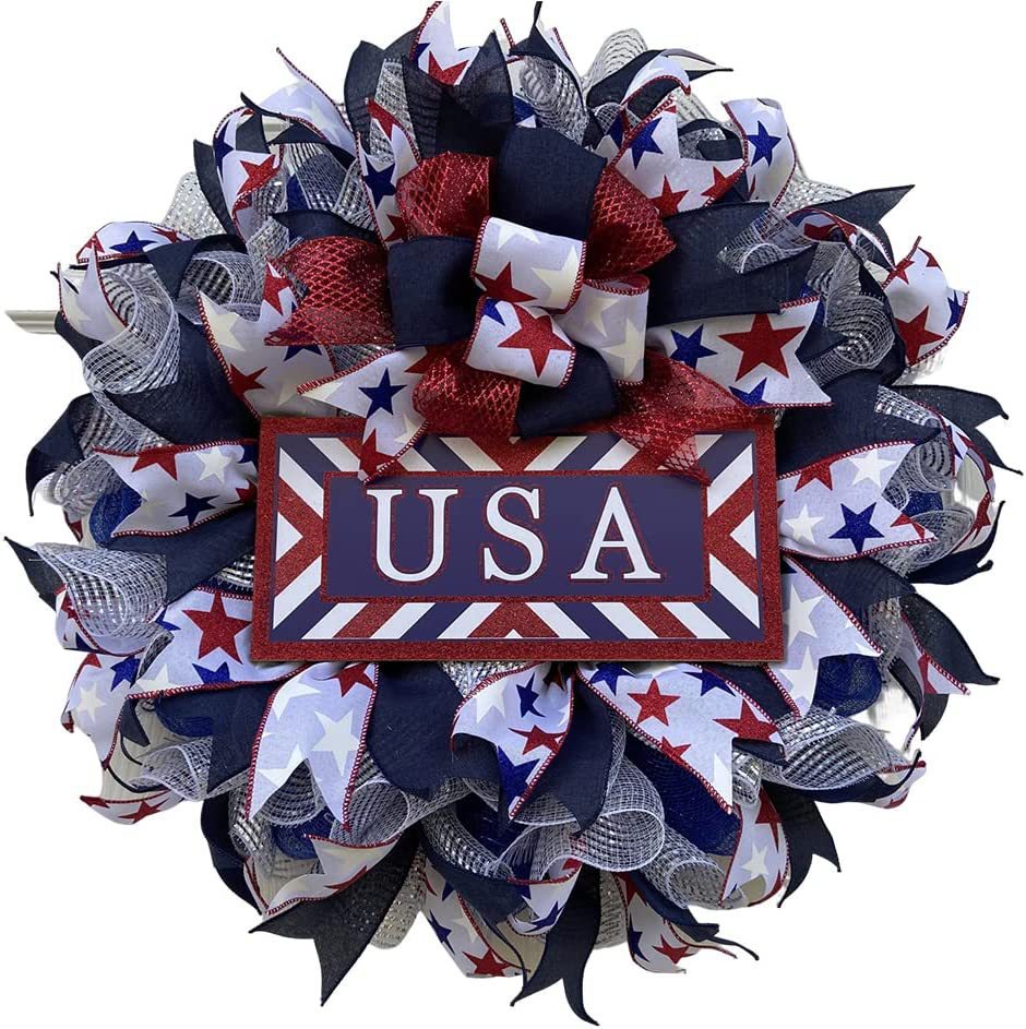 New Arrival-American Flag Wreath