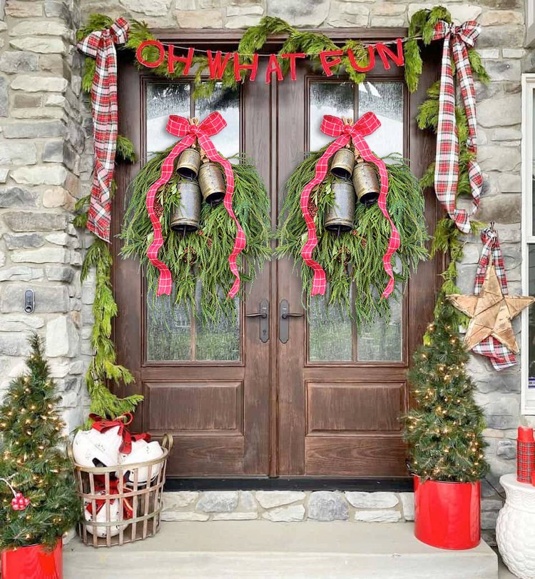 Christmas Vintage Bell Wreath🔔