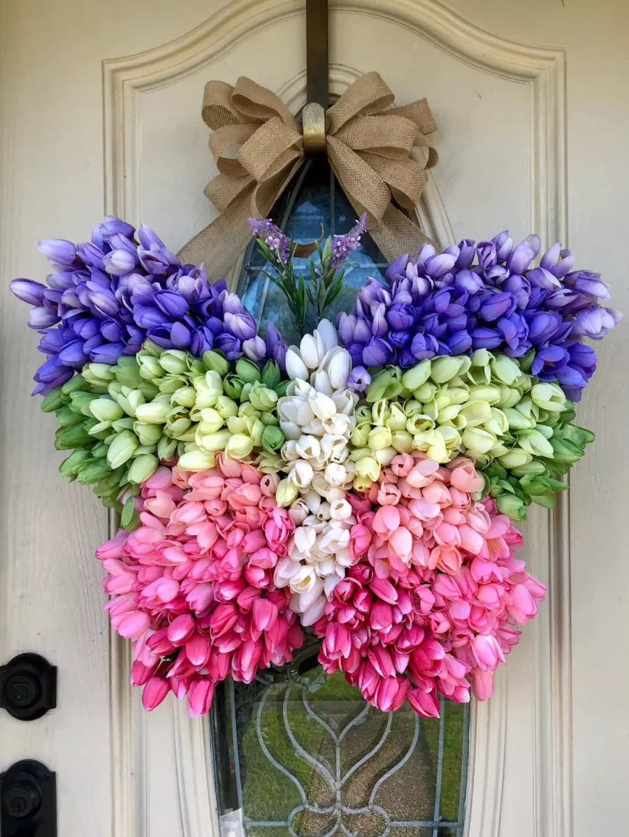 🦋Tulip Butterfly wreath🦋