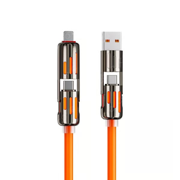 🔥FACTORY DIRECT SALE -60% OFF⏰ 4-in-1 USB Charging Cable fast charging MAX 240W