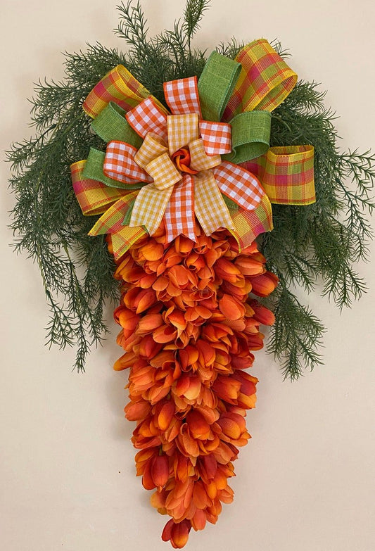 Carrot Door Wreath