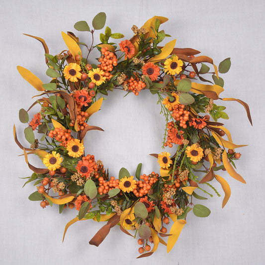 Fall Thanksgiving Harvest Wreath