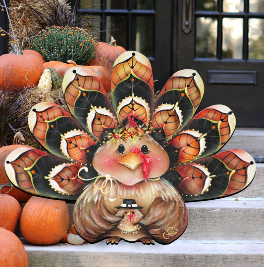Turkey Wreath Door Hanger 🍂Thanksgiving  Decor