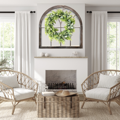 Farmhouse Eucalyptus Greenery Wreath