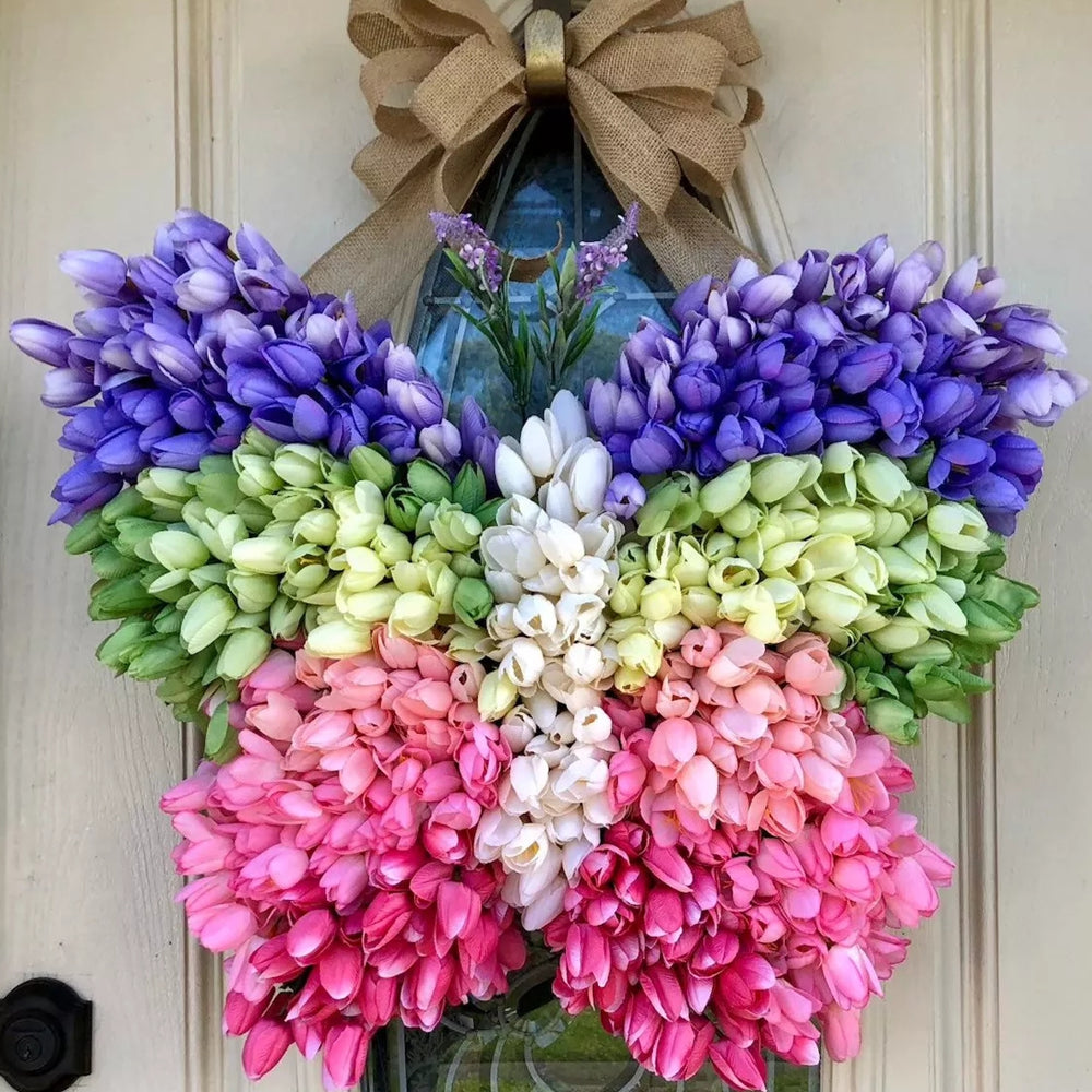 🦋Tulip Butterfly wreath🦋