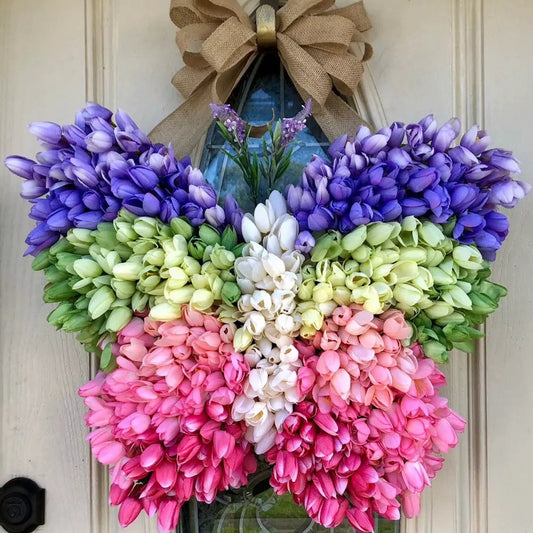 🦋Tulip Butterfly wreath🦋
