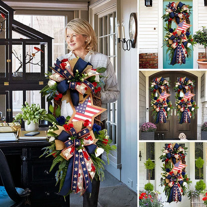 Star Patriotic Wreath-4th Of July Wreath