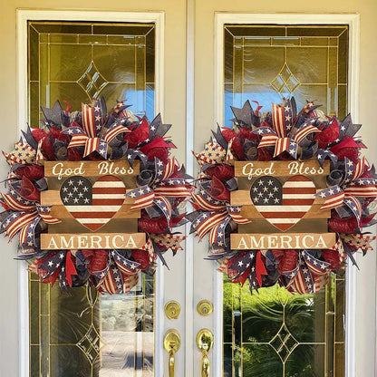 New Arrival-American Flag Wreath