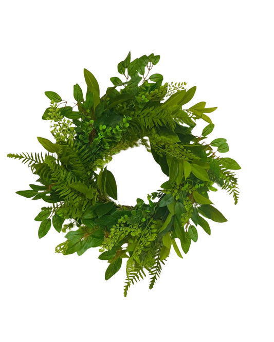Bay Leaf and Fern Wreath