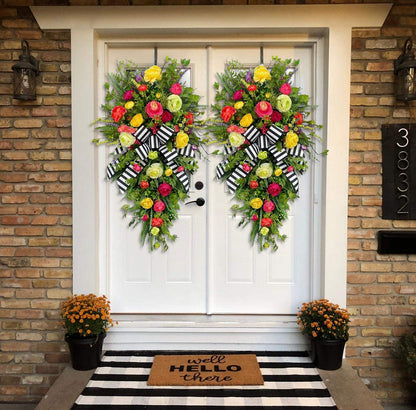 Extra Large Spring Wreath, Easter Wreaths for Front Door