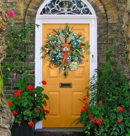 🐰Easter Bunny Wreath🐰Easter Swags, Door Decor