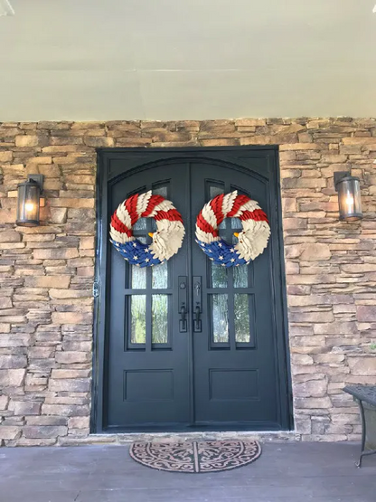 Handmade American Eagle Patriot Wreath