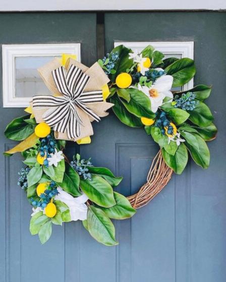 Magnolia Lemon Wreath
