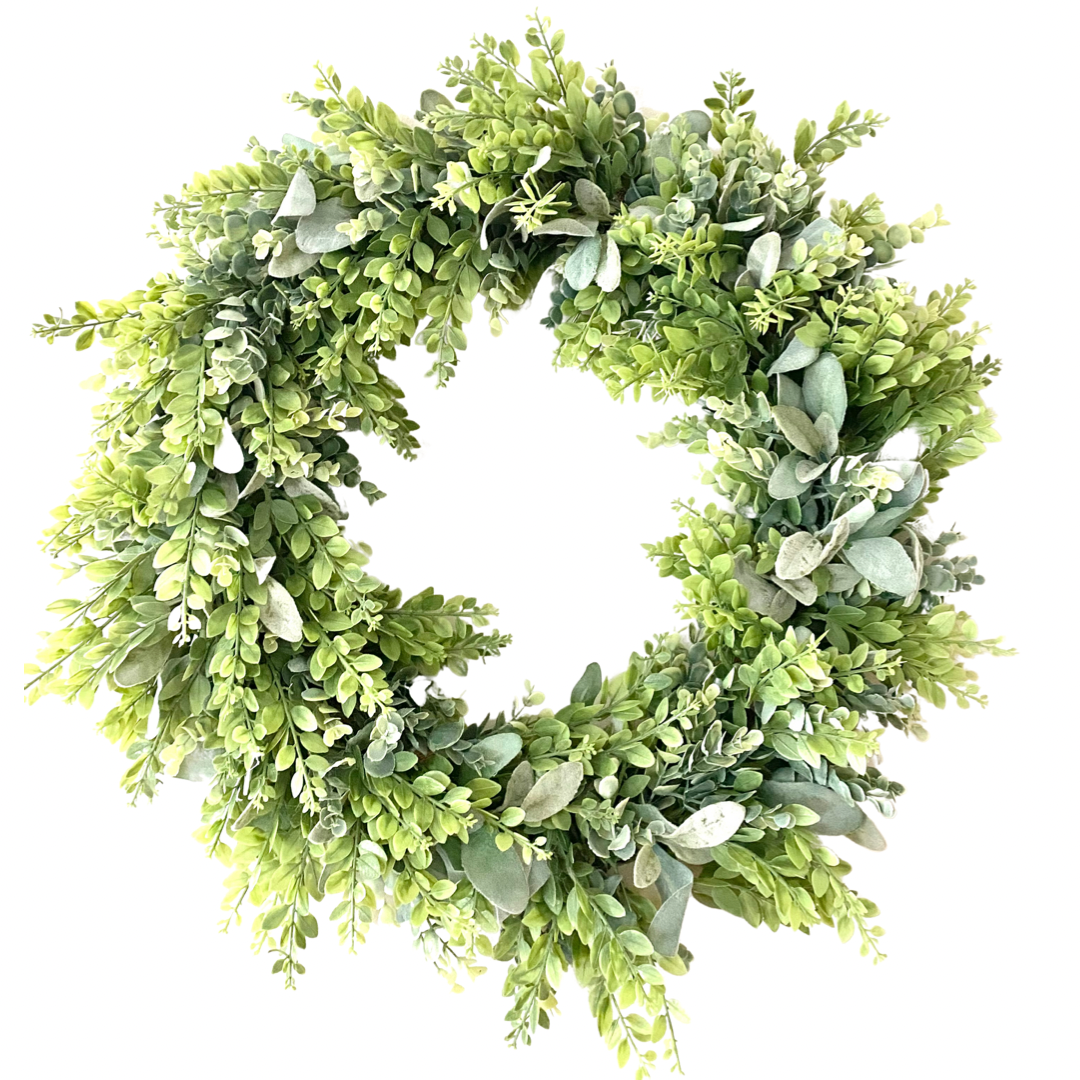 Farmhouse Eucalyptus Greenery Wreath