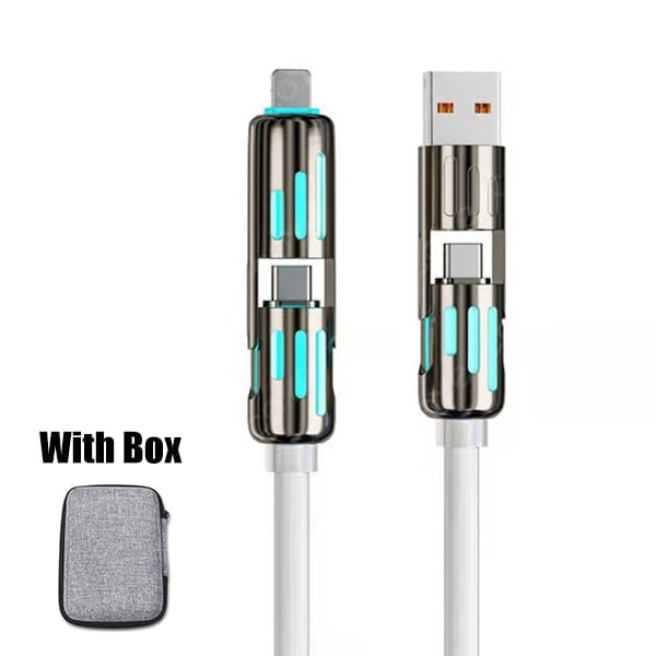 🔥FACTORY DIRECT SALE -60% OFF⏰ 4-in-1 USB Charging Cable fast charging MAX 240W