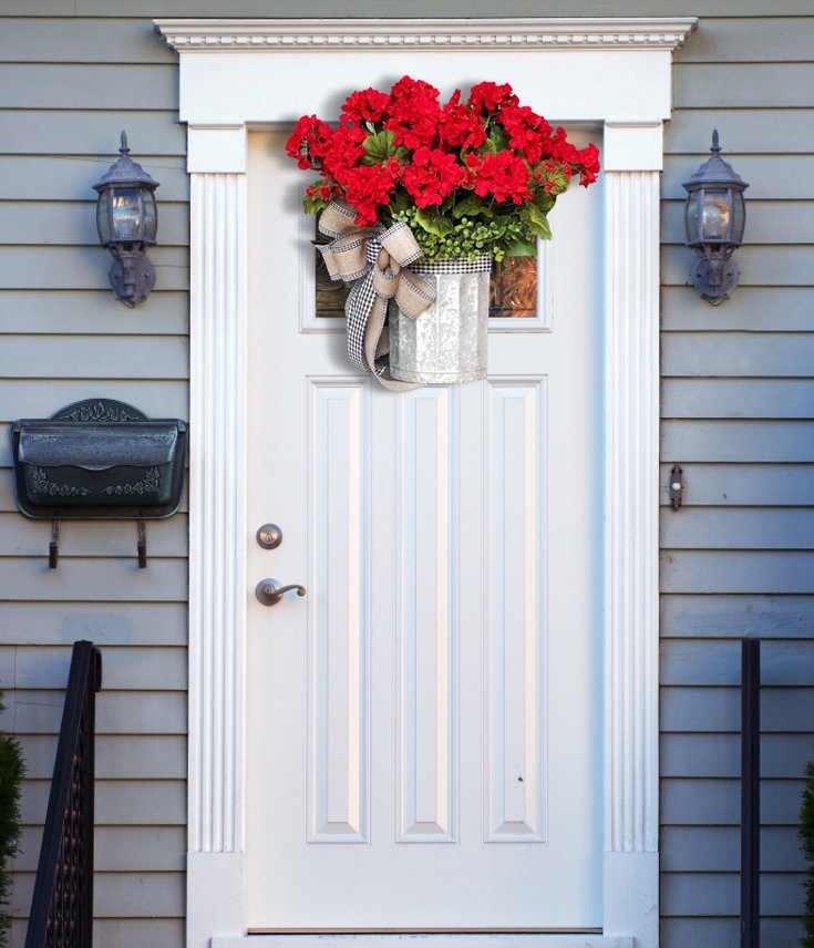 Geraniums basket Wreaths