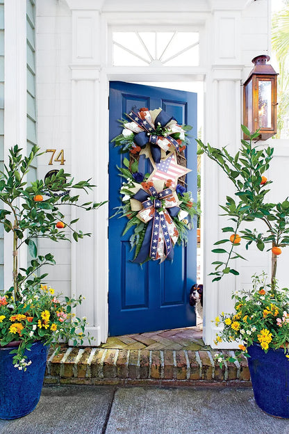 Star Patriotic Wreath-4th Of July Wreath