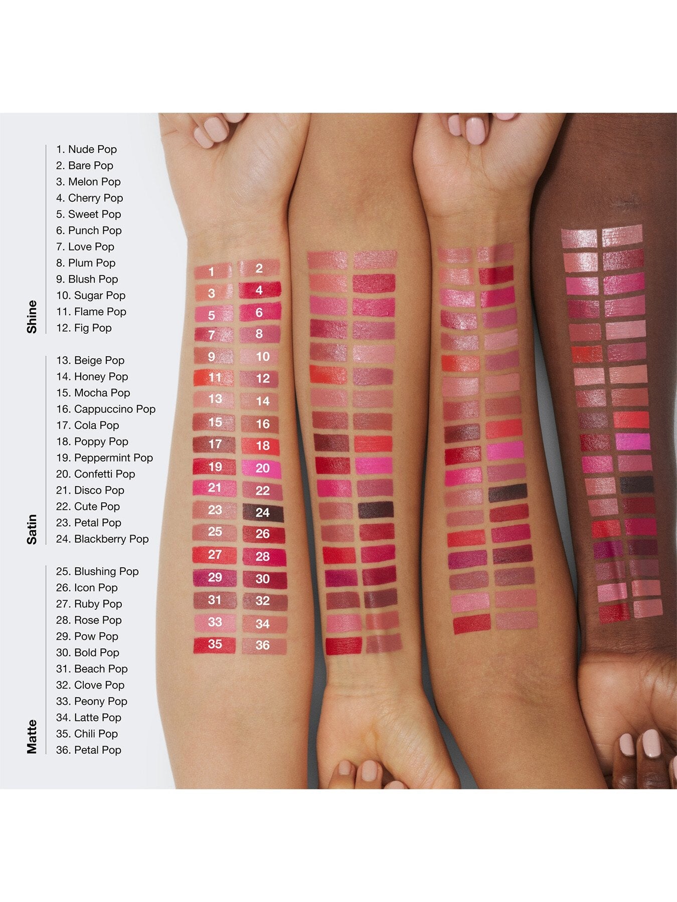 Pop Longwear Lipstick - Shine Finish