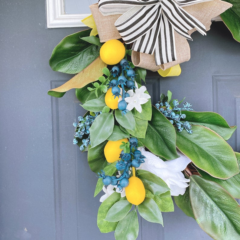 Magnolia Lemon Wreath