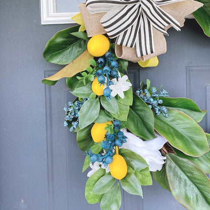 Magnolia Lemon Wreath