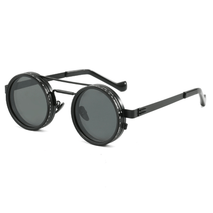 🔥Last Day 49% OFF - 2025 New ND Filter 1-9 Gears Adjustable Tint Uv400 RoundSunglasses