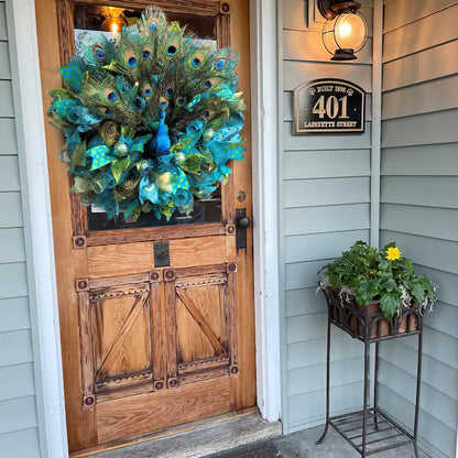 😍Wreaths to Wow Your Neighbors🦚Gorgeous Peacock Wreath