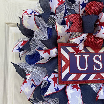 New Arrival-American Flag Wreath