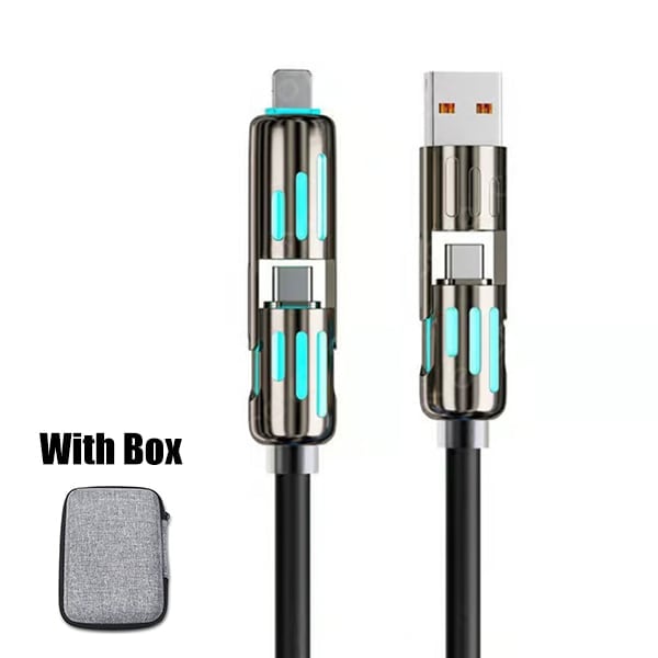🔥FACTORY DIRECT SALE -60% OFF⏰ 4-in-1 USB Charging Cable fast charging MAX 240W