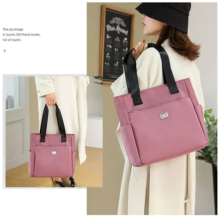 🔥Large Capacity Water Repellent Multi Pocket  Shoulder Bag👜