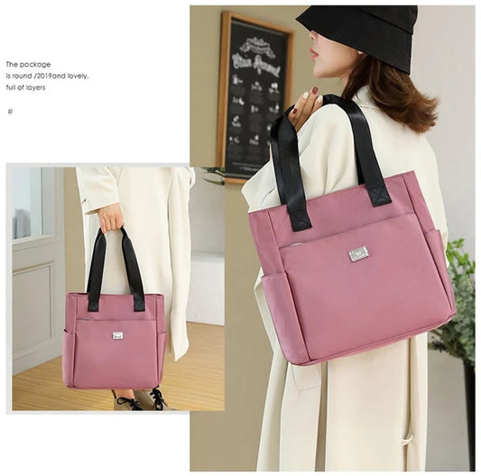 🔥Large Capacity Water Repellent Multi Pocket  Shoulder Bag👜
