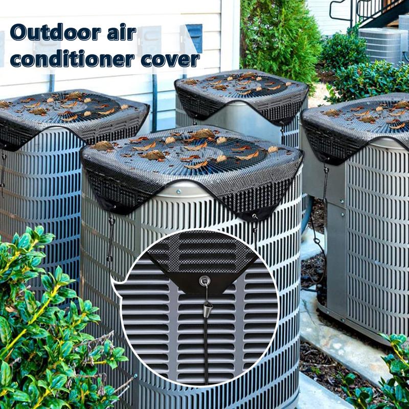 External air conditioning network cover, ventilated cover at the top of the external machine