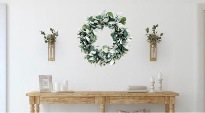 Eucalyptus and Lambs Ear Year Round Wreath