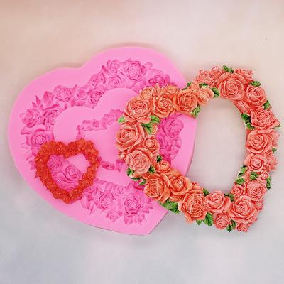 3D Chocolate Rose Wreath Cake Mold-Perfect Mother's Day Gift