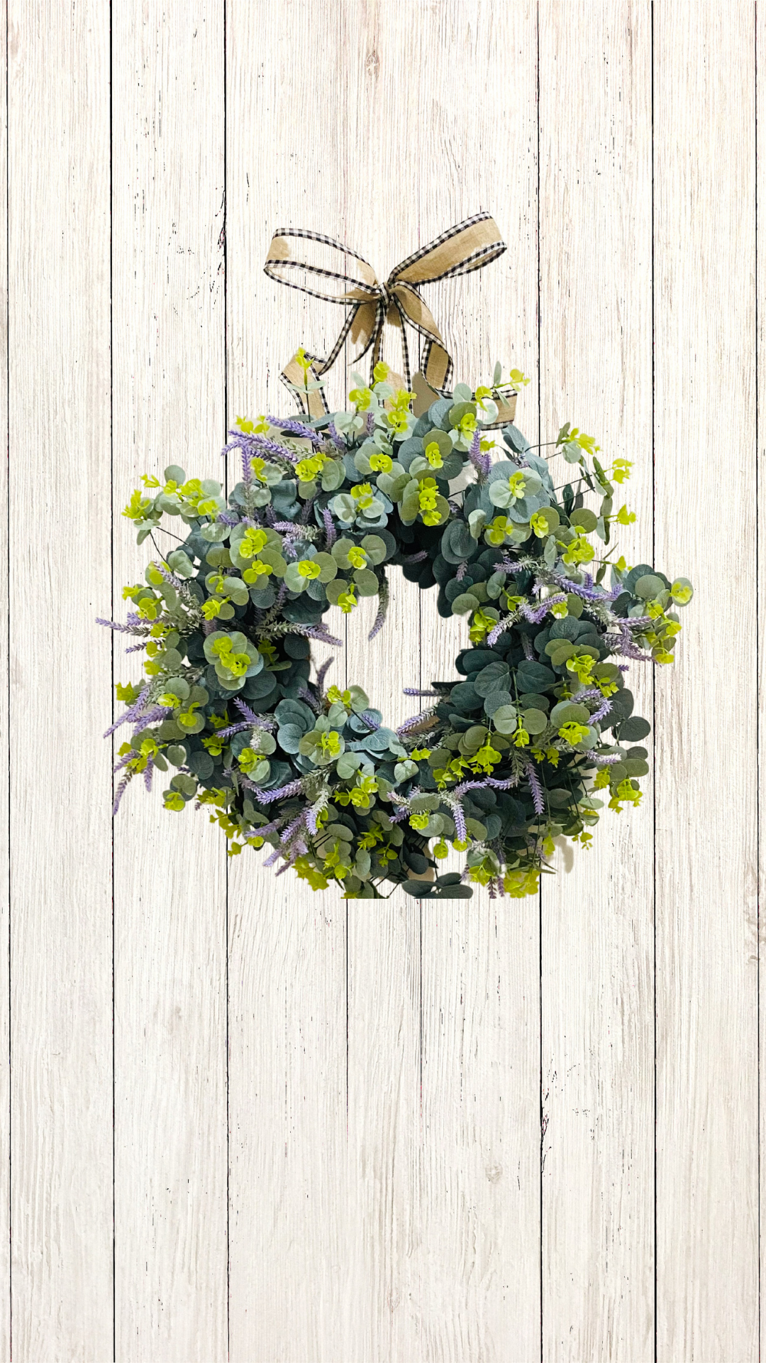 Eucalyptus Wreath with Lavender