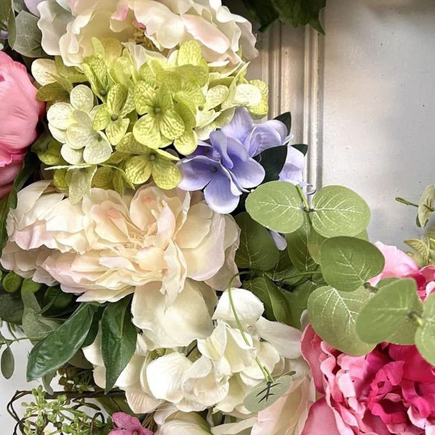 Rainbow Hydrangea Wreath