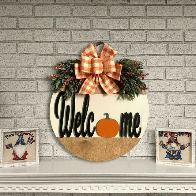 New Fall Door Hanger-Autumn Nature Decoration