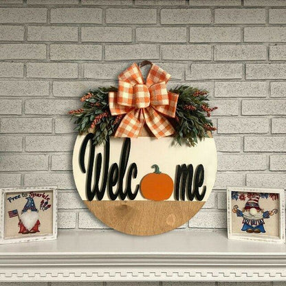 New Fall Door Hanger-Autumn Nature Decoration