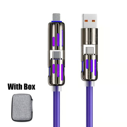 🔥FACTORY DIRECT SALE -60% OFF⏰ 4-in-1 USB Charging Cable fast charging MAX 240W