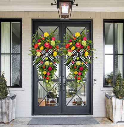 Extra Large Spring Wreath, Easter Wreaths for Front Door
