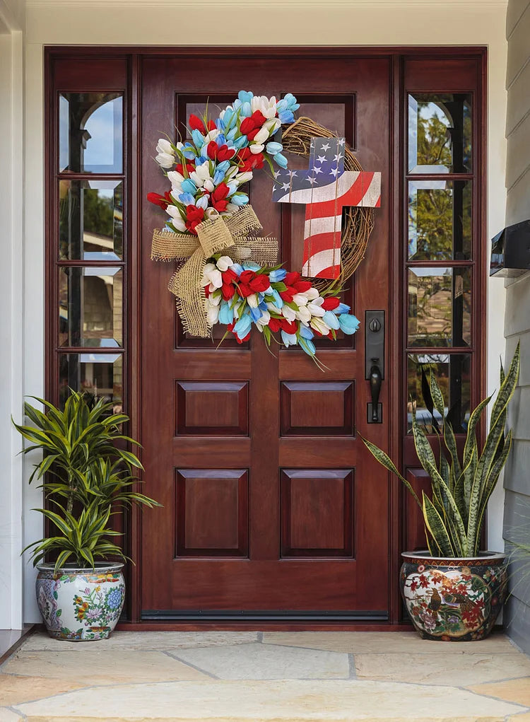 Patriotic Wreath-4th Of July Wreath