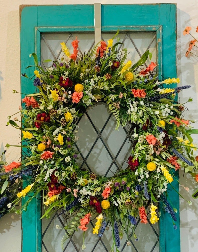 Texas Wildflower wreath BEST SELLER