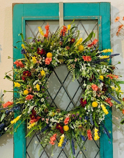 Texas Wildflower wreath BEST SELLER