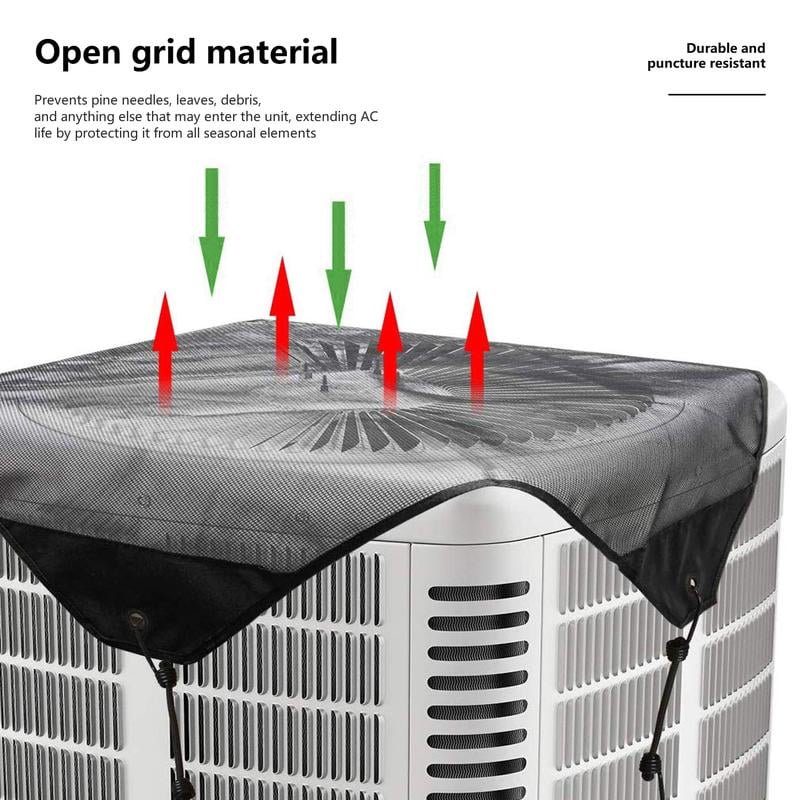 External air conditioning network cover, ventilated cover at the top of the external machine