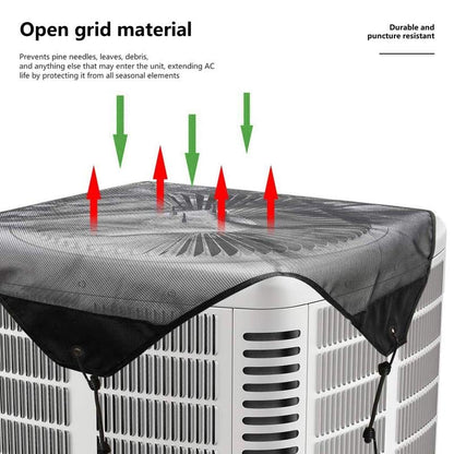 External air conditioning network cover, ventilated cover at the top of the external machine