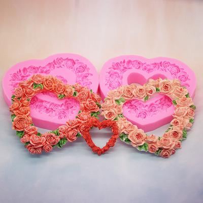 3D Chocolate Rose Wreath Cake Mold-Perfect Mother's Day Gift